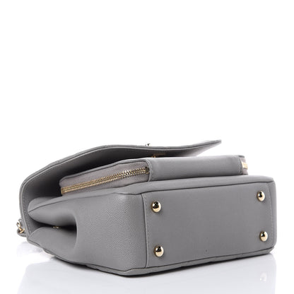 Chanel Caviar Quilted Medium Business Affinity Flap Grey 4 of 9