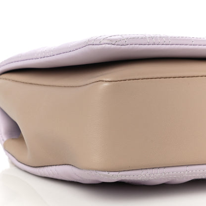 Burberry Lambskin Quilted Small Lola Bag Pale Thistle Soft Fawn 8 of 13