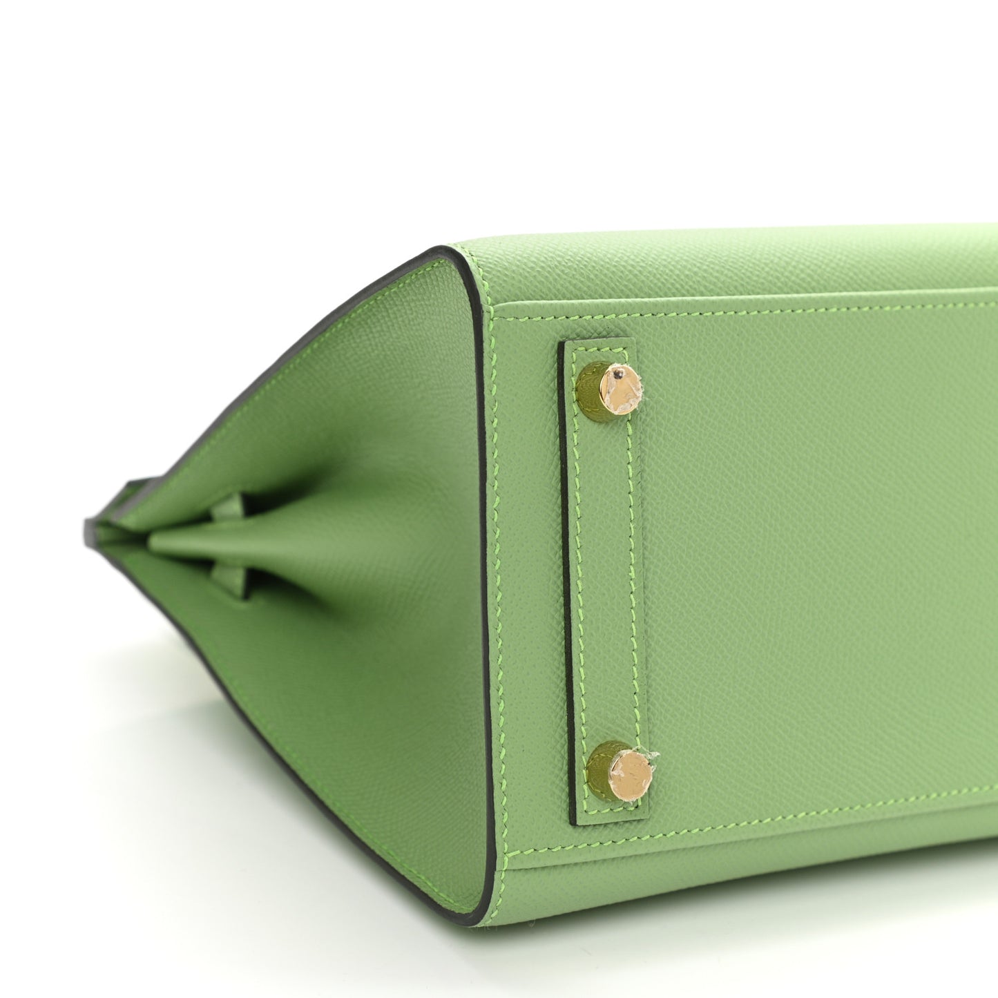 Epsom Birkin Sellier 25 Vert Criquet