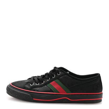 Gucci Econyl Nylon Web Monogram Off The Grid Womens 1977 Tennis Sneakers 38.5 Black 2 of 18
