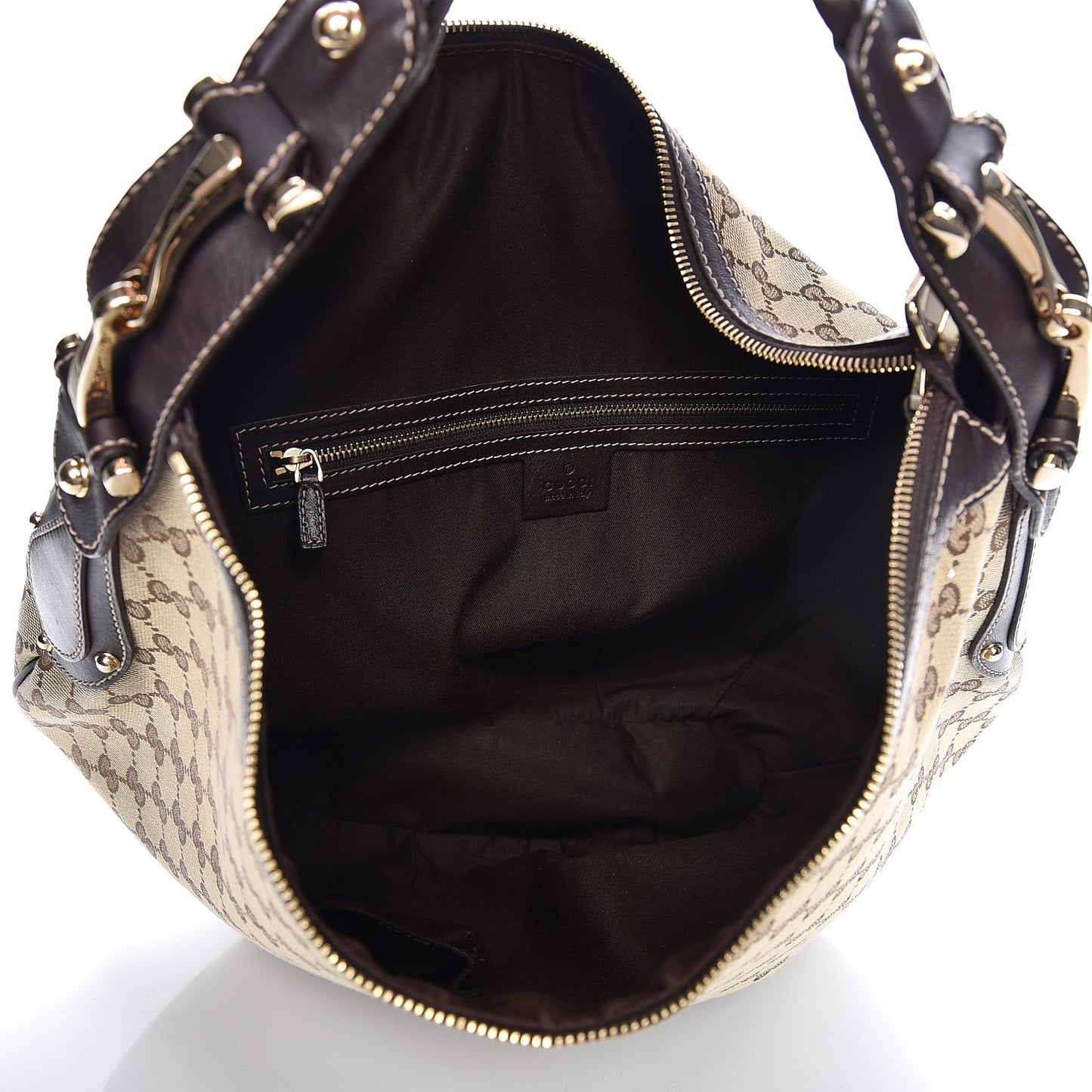 Monogram Medium Pelham Hobo Dark Brown