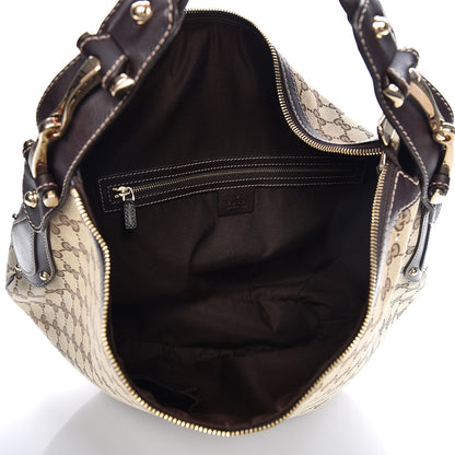 Gucci Monogram Medium Pelham Hobo Dark Brown 5 of 7