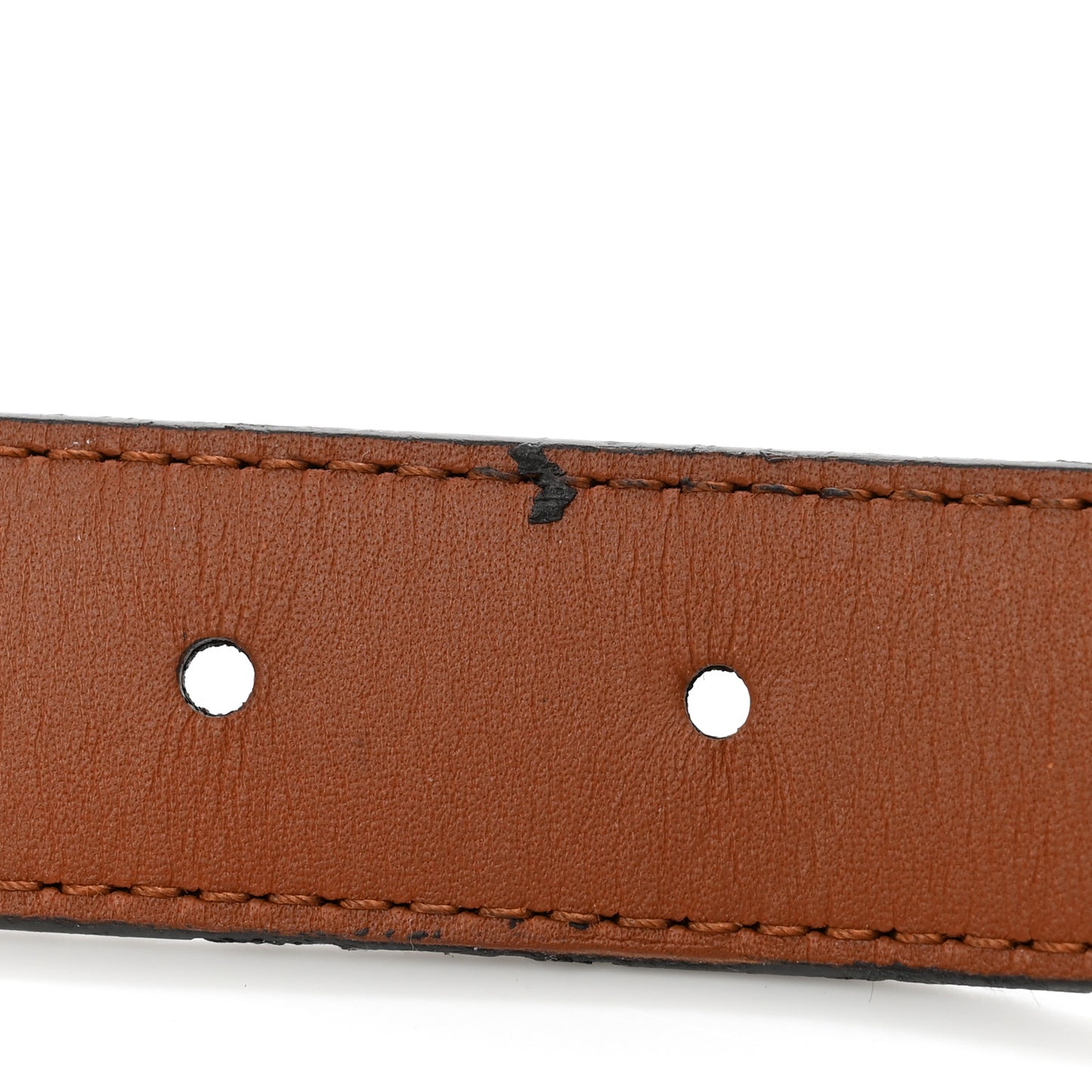 Monogram 25mm Dauphine Reversible Belt 85/34 Tan
