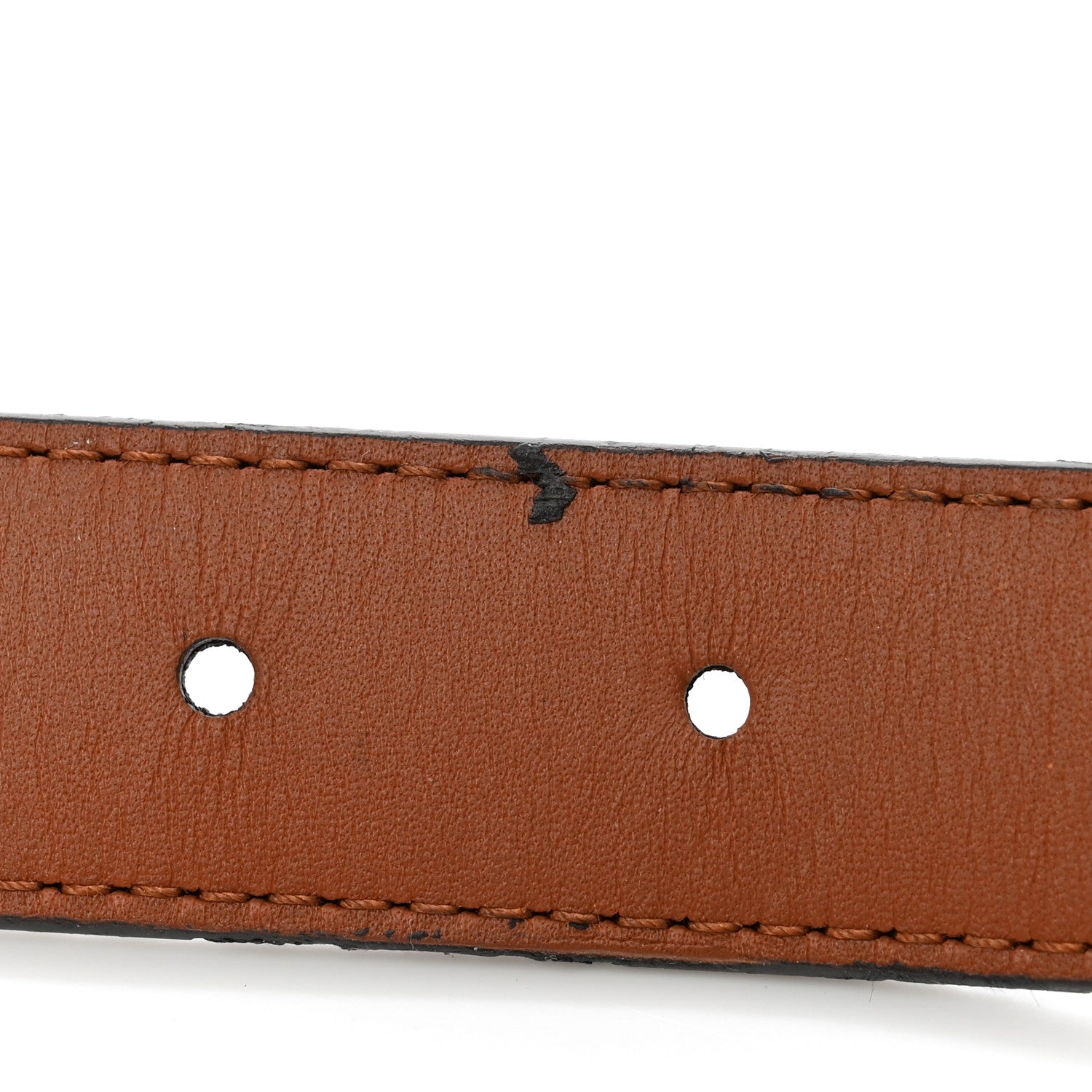 Louis Vuitton Monogram 25mm Dauphine Reversible Belt 85/34 Tan 6 of 11