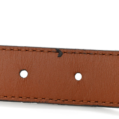 Louis Vuitton Monogram 25mm Dauphine Reversible Belt 85/34 Tan 6 of 11