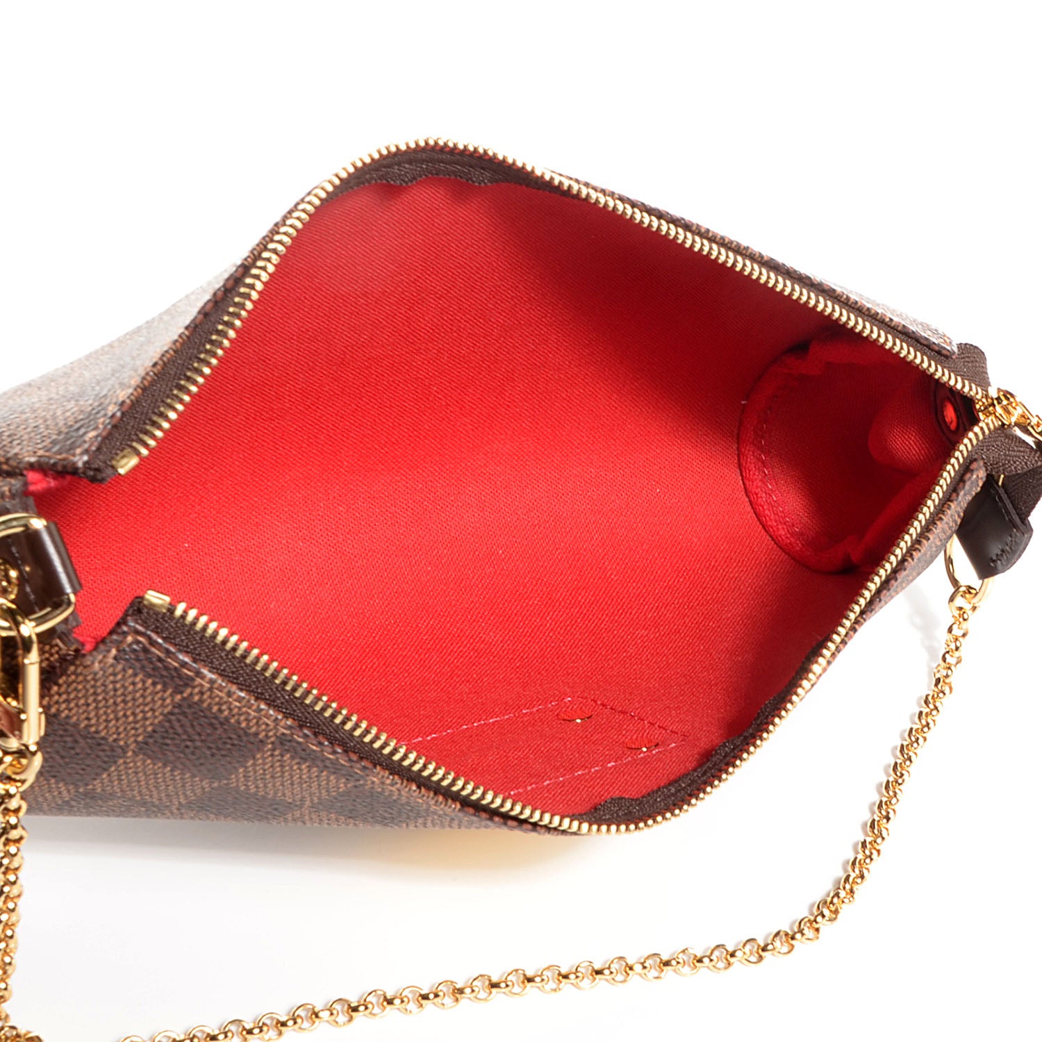 Louis Vuitton Damier Ebene Eva Clutch 5 of 8