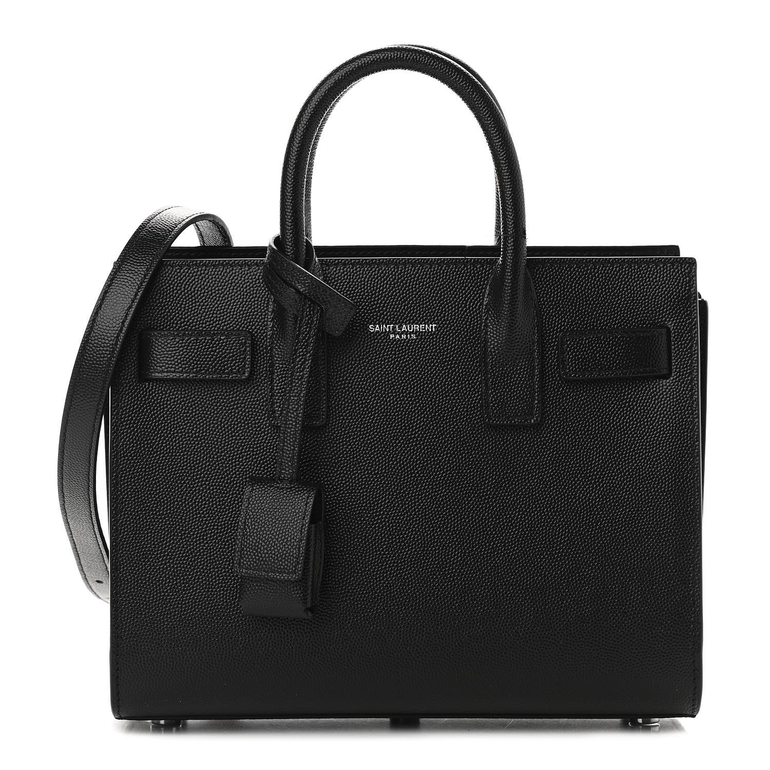Saint Laurent Grain De Poudre Nano Sac De Jour Black 1 of 10