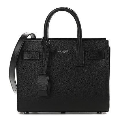 Saint Laurent Grain De Poudre Nano Sac De Jour Black 1 of 10