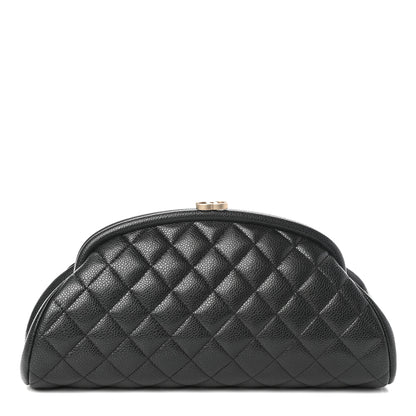 Chanel Caviar Quilted Timeless Clutch Black 1 of 9