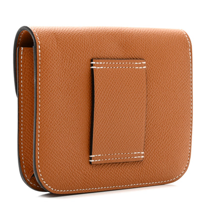 Hermes Epsom Constance Slim Wallet Gold 4 of 9