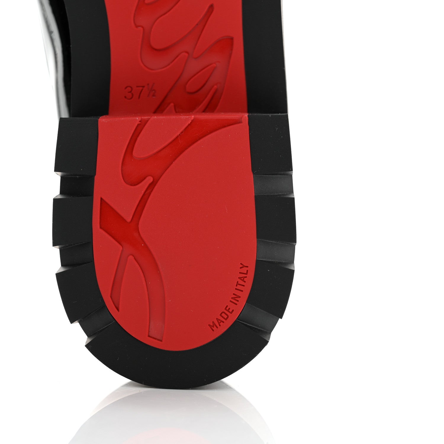 Christian Louboutin Patent Daisy Loafers 37.5 Black 7 of 8