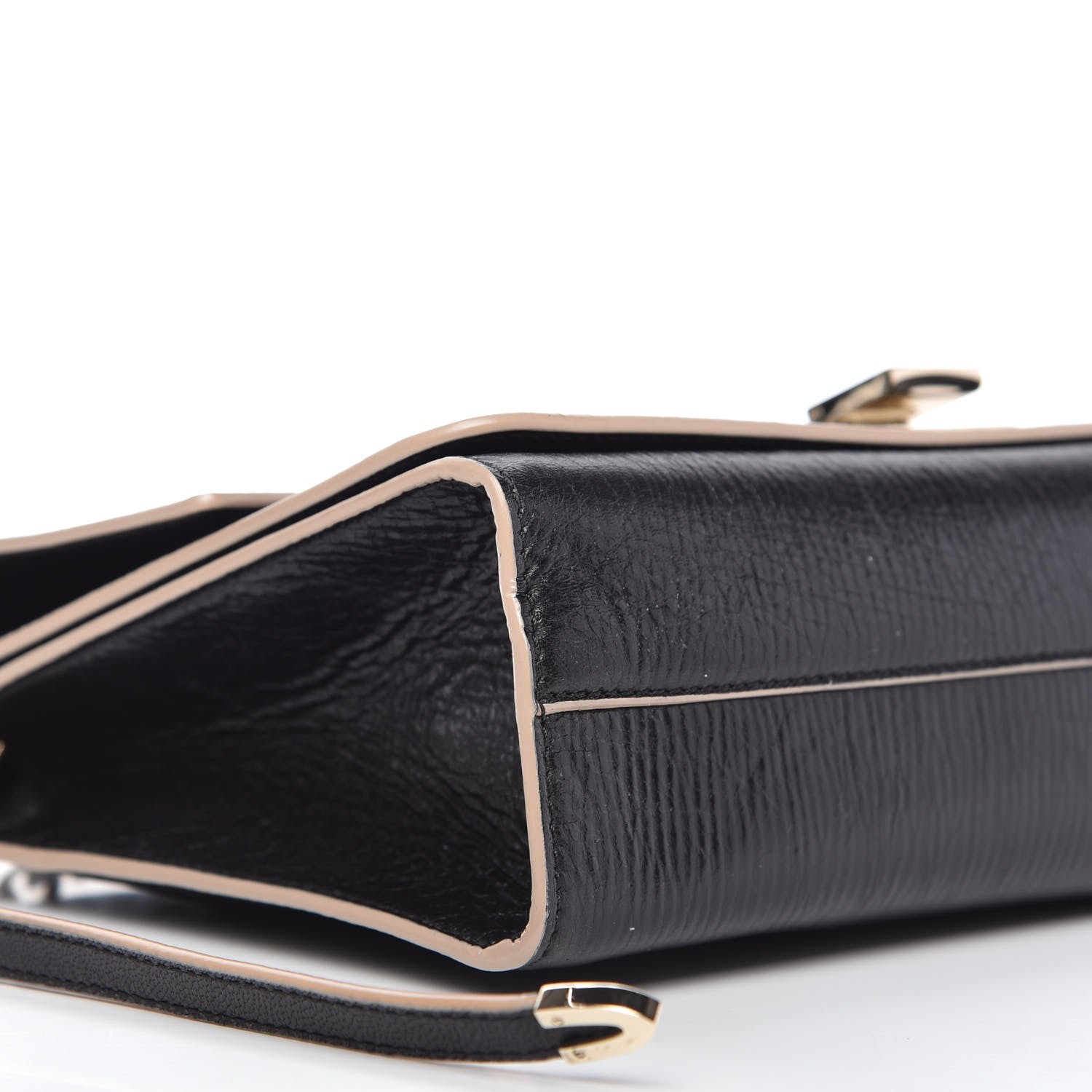 Jimmy Choo Washed Crinkled Calfskin Rebel Crossbody Bag Black 6 of 10