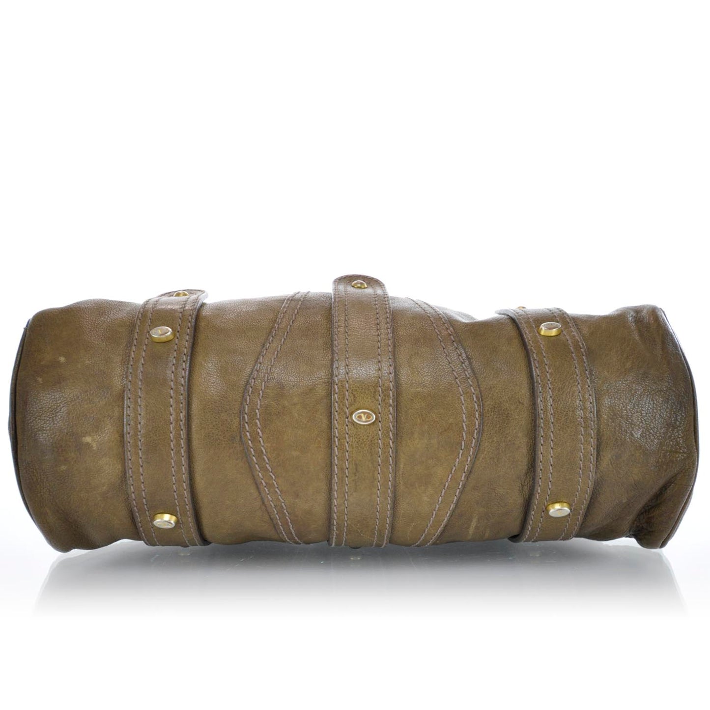 Leather Catch Satchel