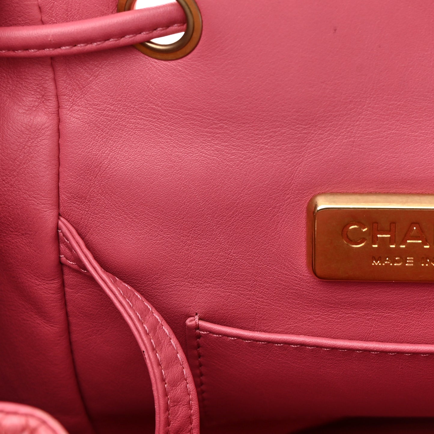Snakeskin Backpack Light Pink