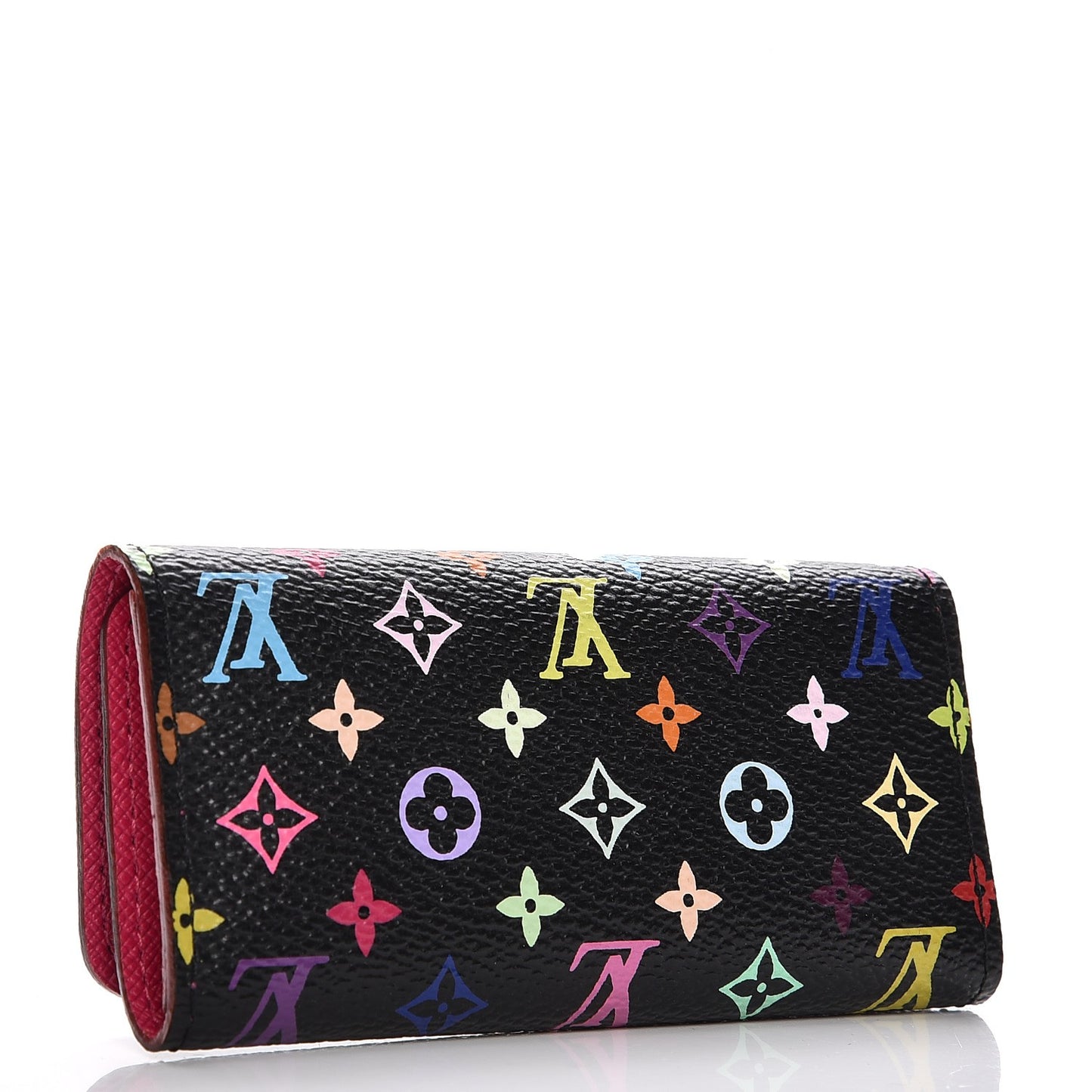 Monogram Multicolor Multicles 4 Key Holder Black Grenade