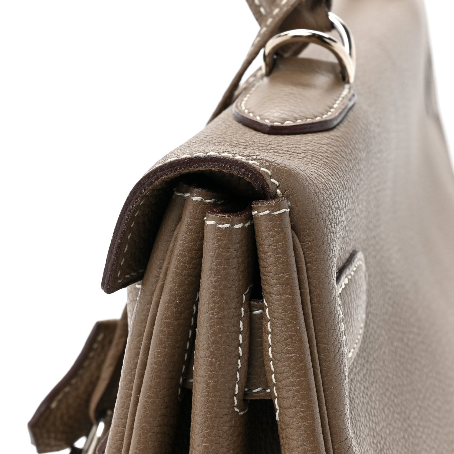 Hermes Togo Kelly Retourne 40 Etoupe 11 of 15
