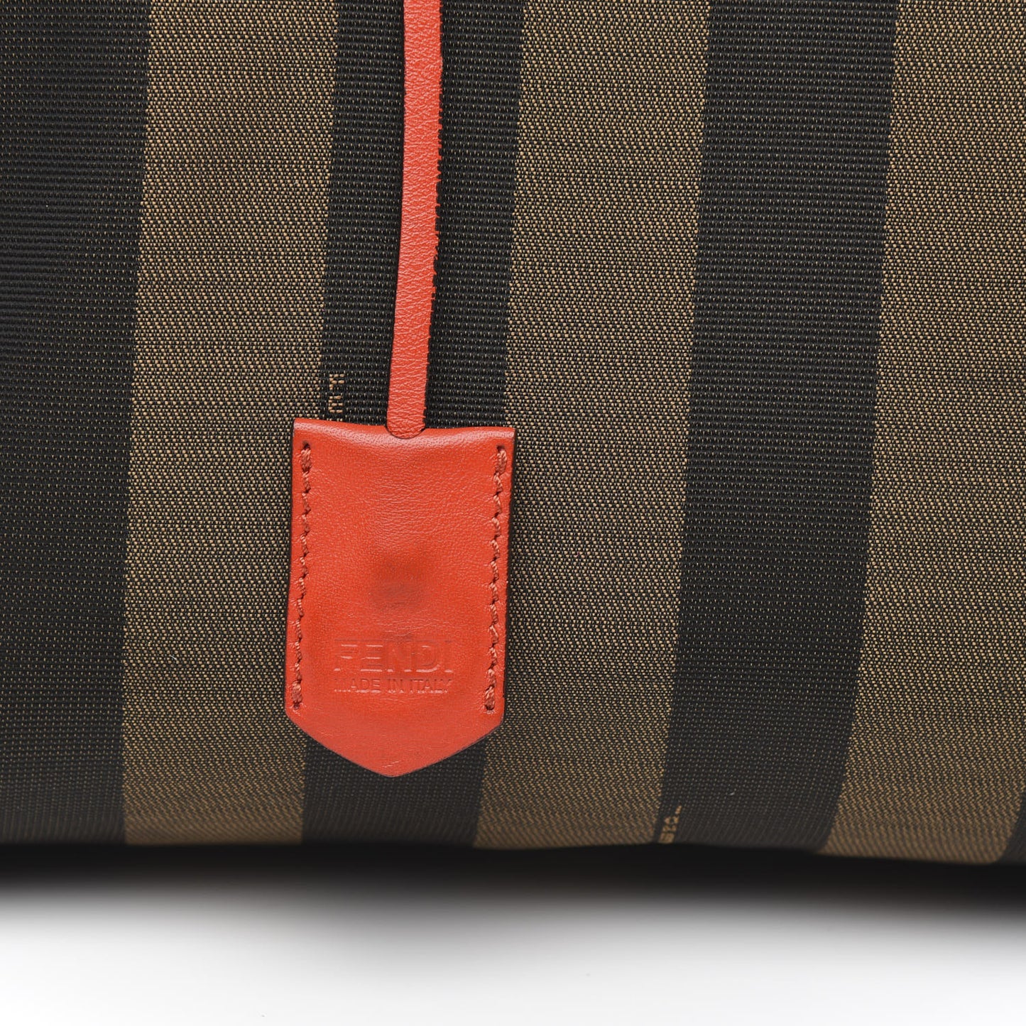 Pequin Vitello Roll Tote Tobacco Papavero