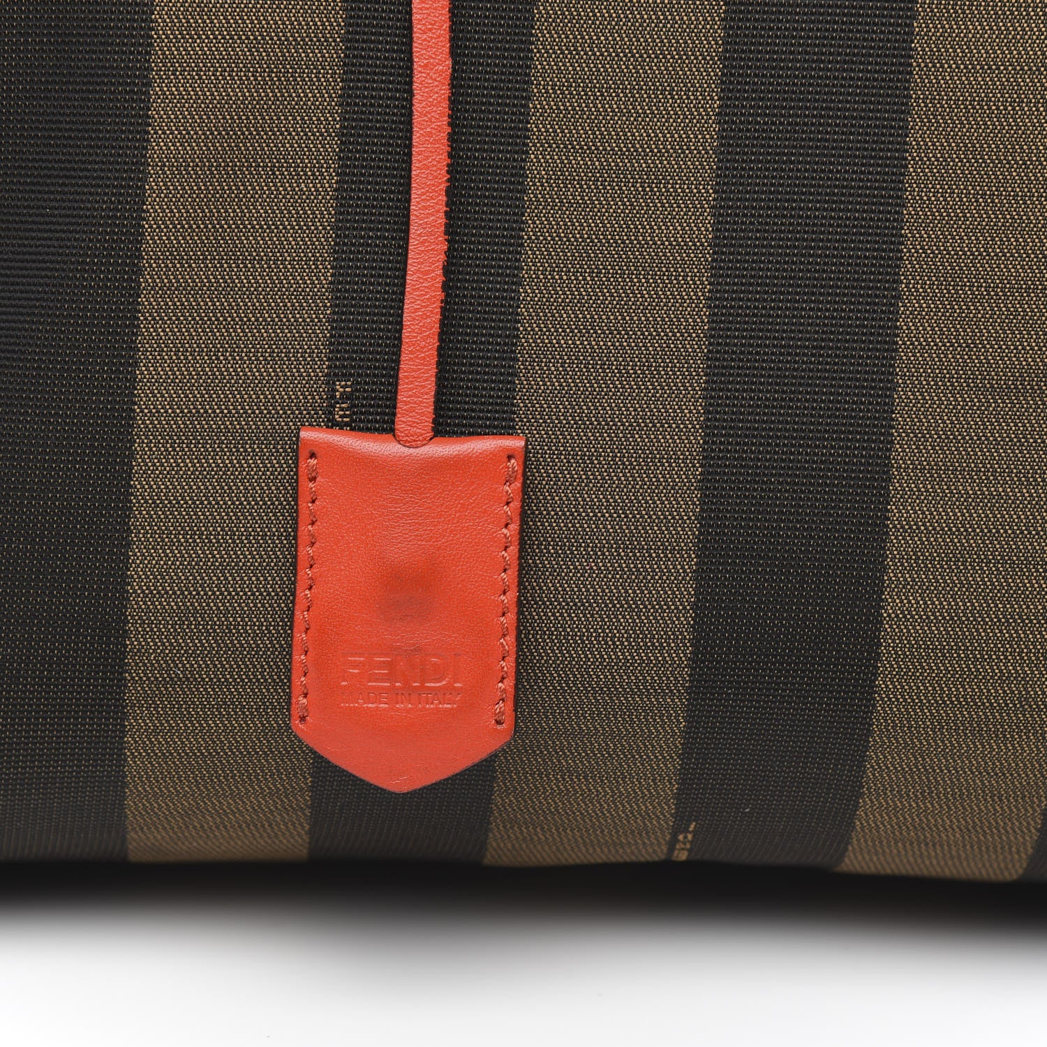 Fendi Pequin Vitello Roll Tote Tobacco Papavero 13 of 13