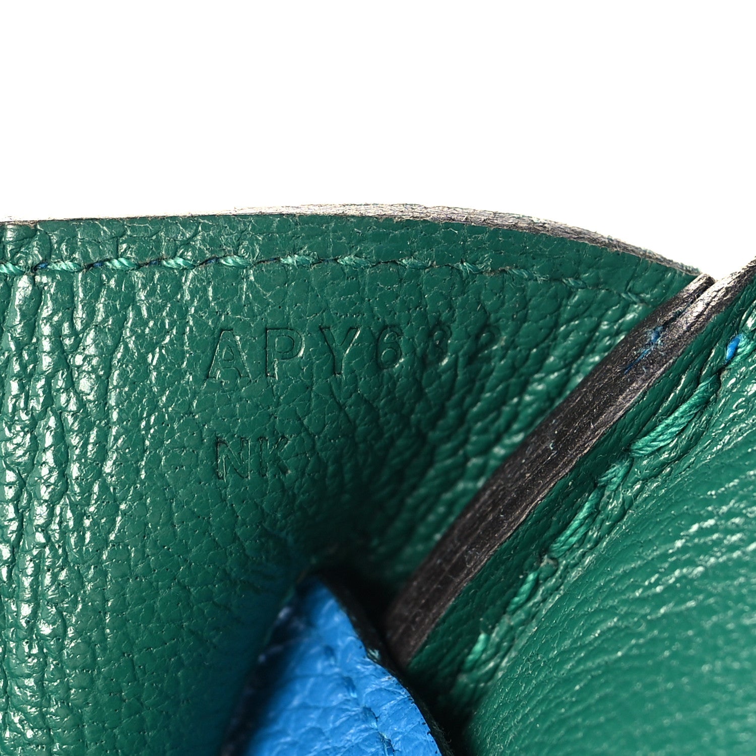 Hermes Togo Verso Birkin 30 Bleu Zanzibar Malachite 7 of 12