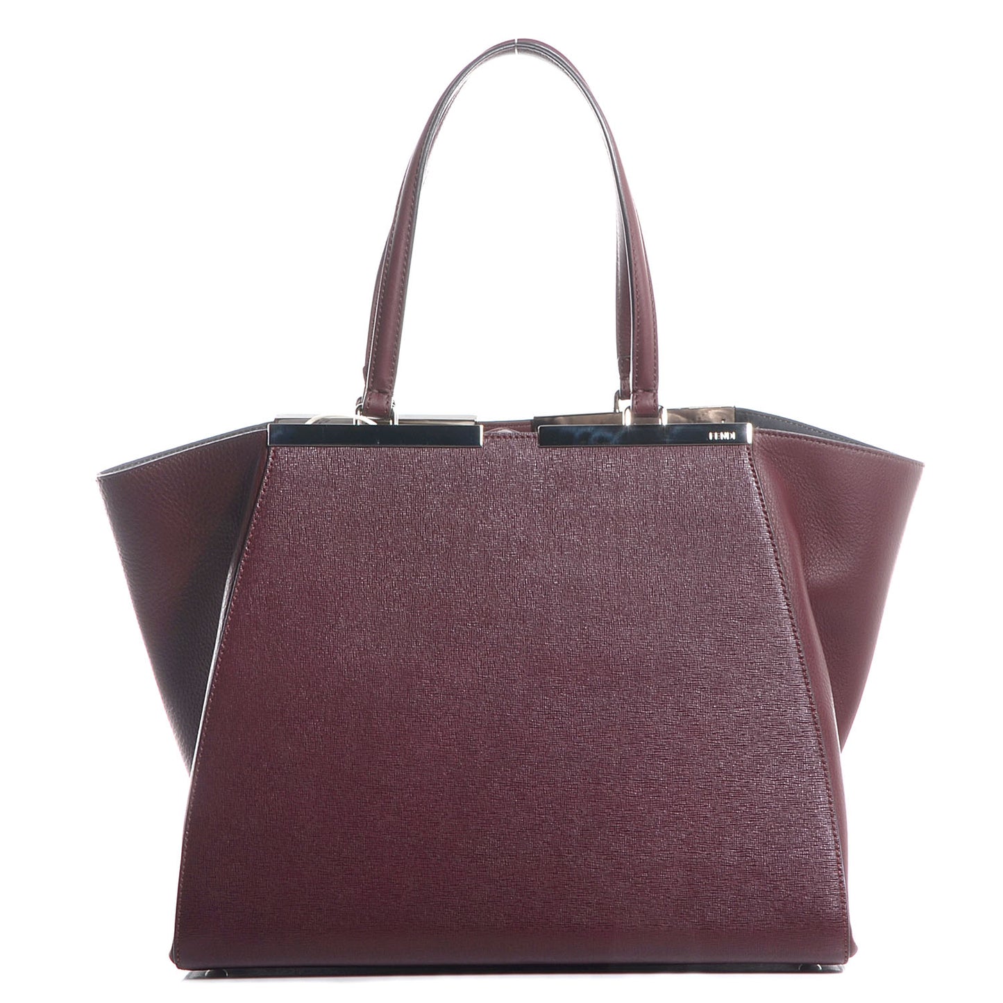 Vitello Elite Flamingo Large 3Jours Tote Bordeaux