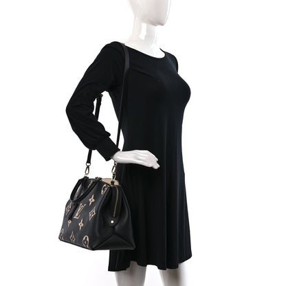 Louis Vuitton Empreinte Monogram Giant Grand Palais Black Beige 2 of 10