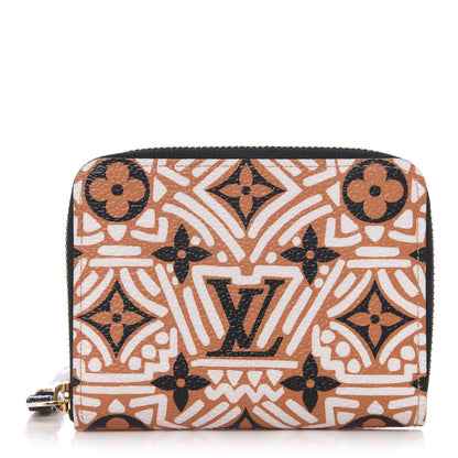Louis Vuitton Monogram Giant Crafty Zippy Coin Purse Creme Caramel 1 of 8