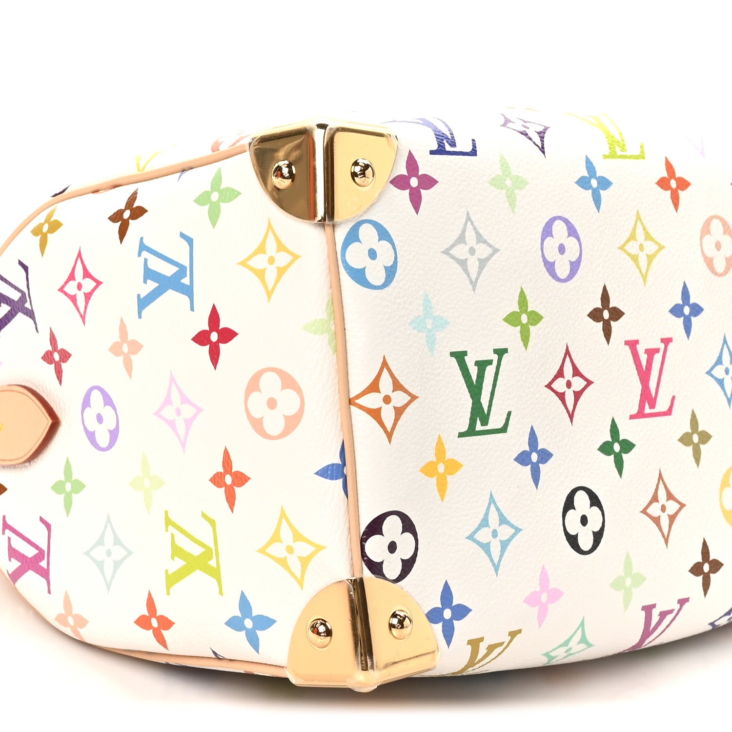 Louis Vuitton LV X TM Monogram Multicolor Speedy Bandouliere 25 White 8 of 9