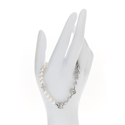 Louis Vuitton Pearls Fusion Bracelet Silver 2 of 5