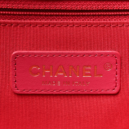 Chanel Shiny Aged Calfskin Shopping Bag Black 6 of 12
