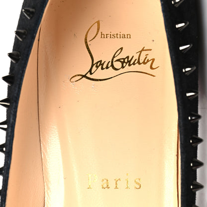 Christian Louboutin Veau Velours Anjalina 100 Pumps 37 Black 7 of 10