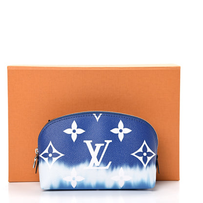 Louis Vuitton Monogram Giant Escale Cosmetic Pouch Blue 7 of 7