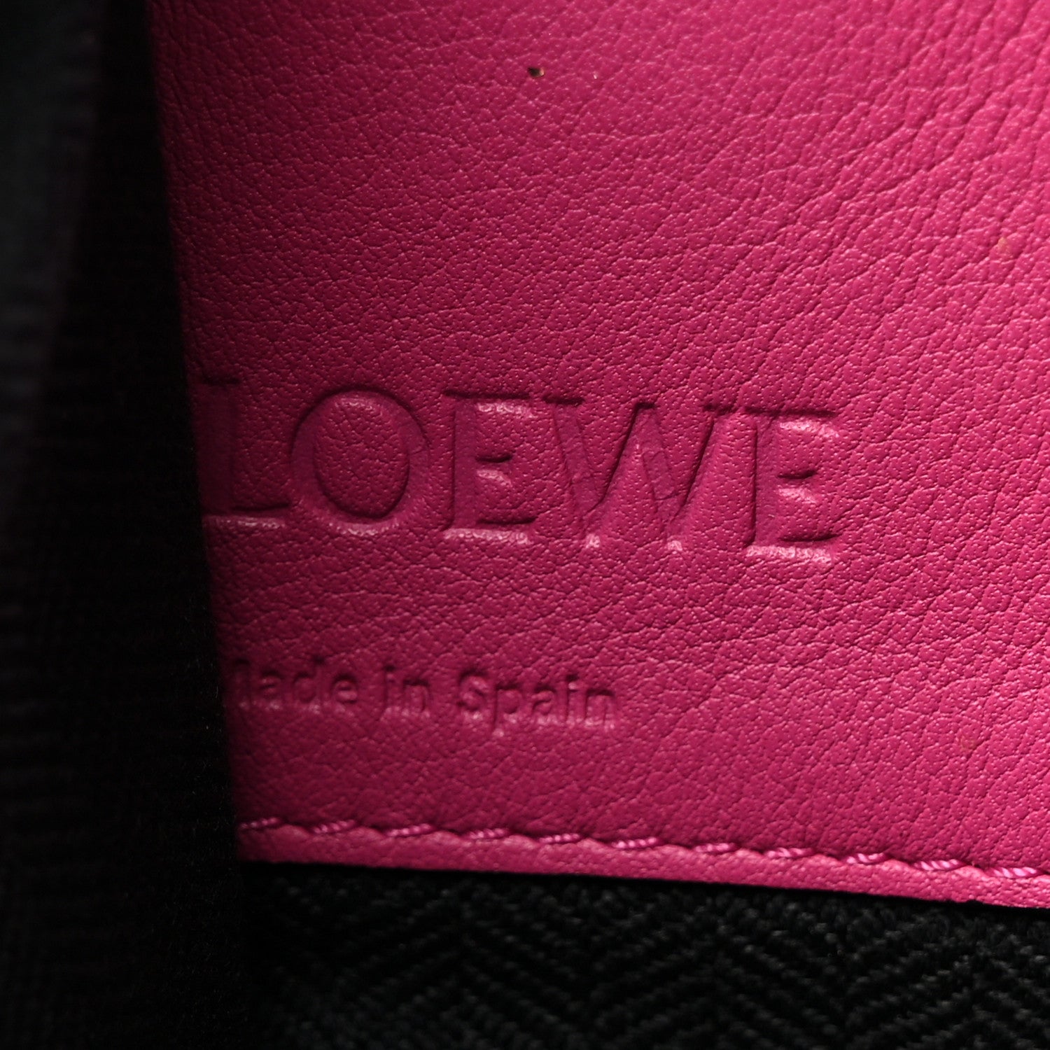 Loewe Calfskin Small Lunar New Year 2018 Hammock Shoulder Bag Black Multicolor 7 of 13