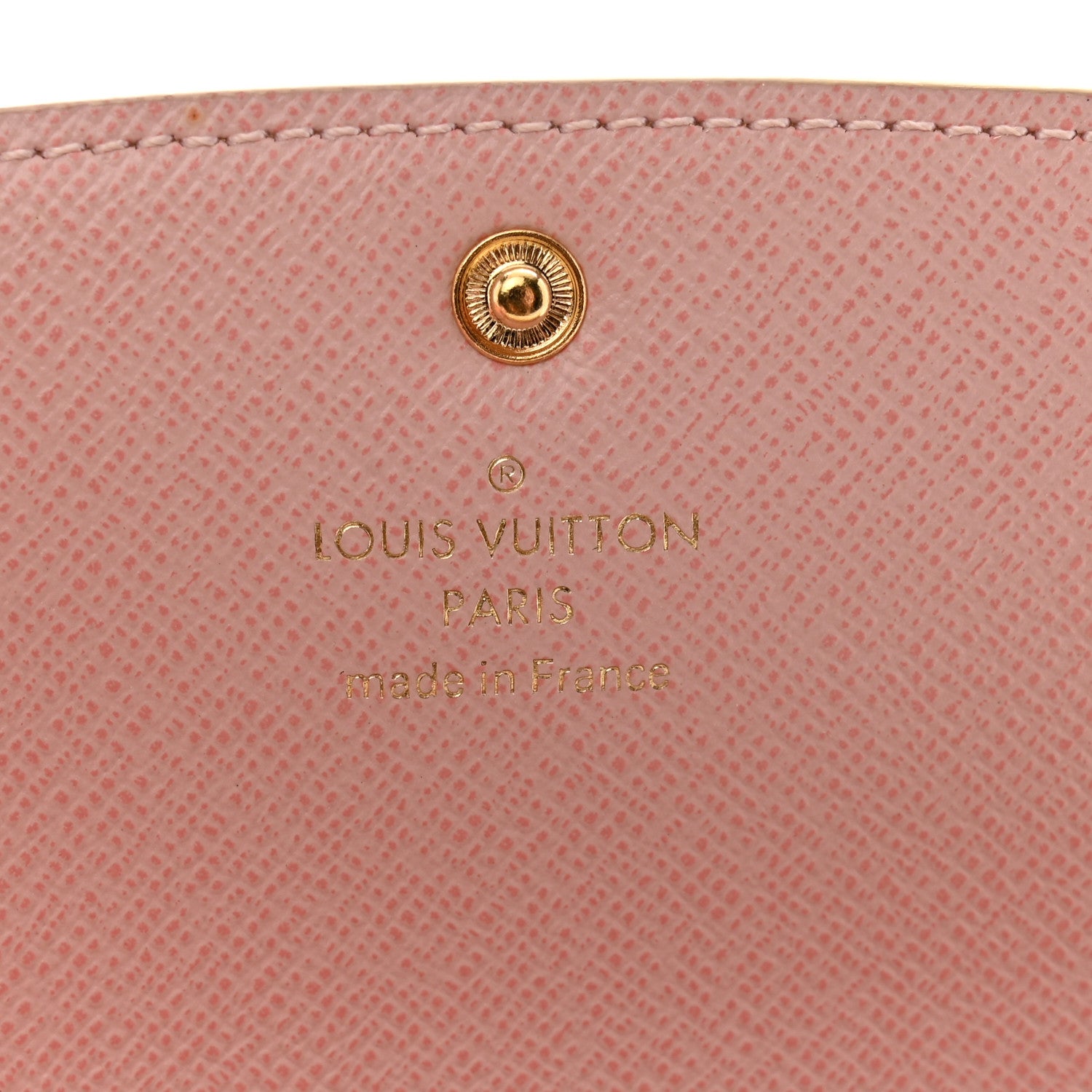 Louis Vuitton Damier Azur Emilie Wallet Rose Ballerine 6 of 11