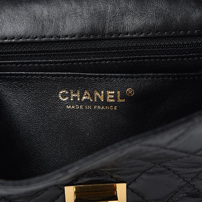 Chanel Aged Calfskin Quilted 2.55 Reissue Mini Flap Black 6 of 12