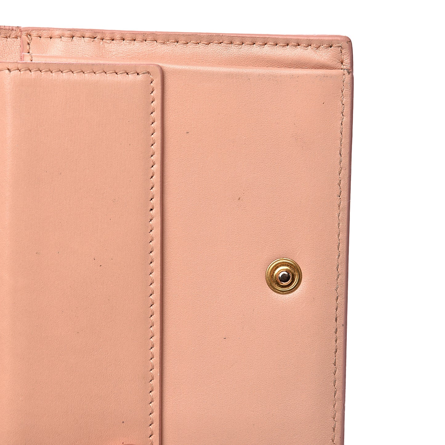 Calfskin Trifold Wallet Pale Pink