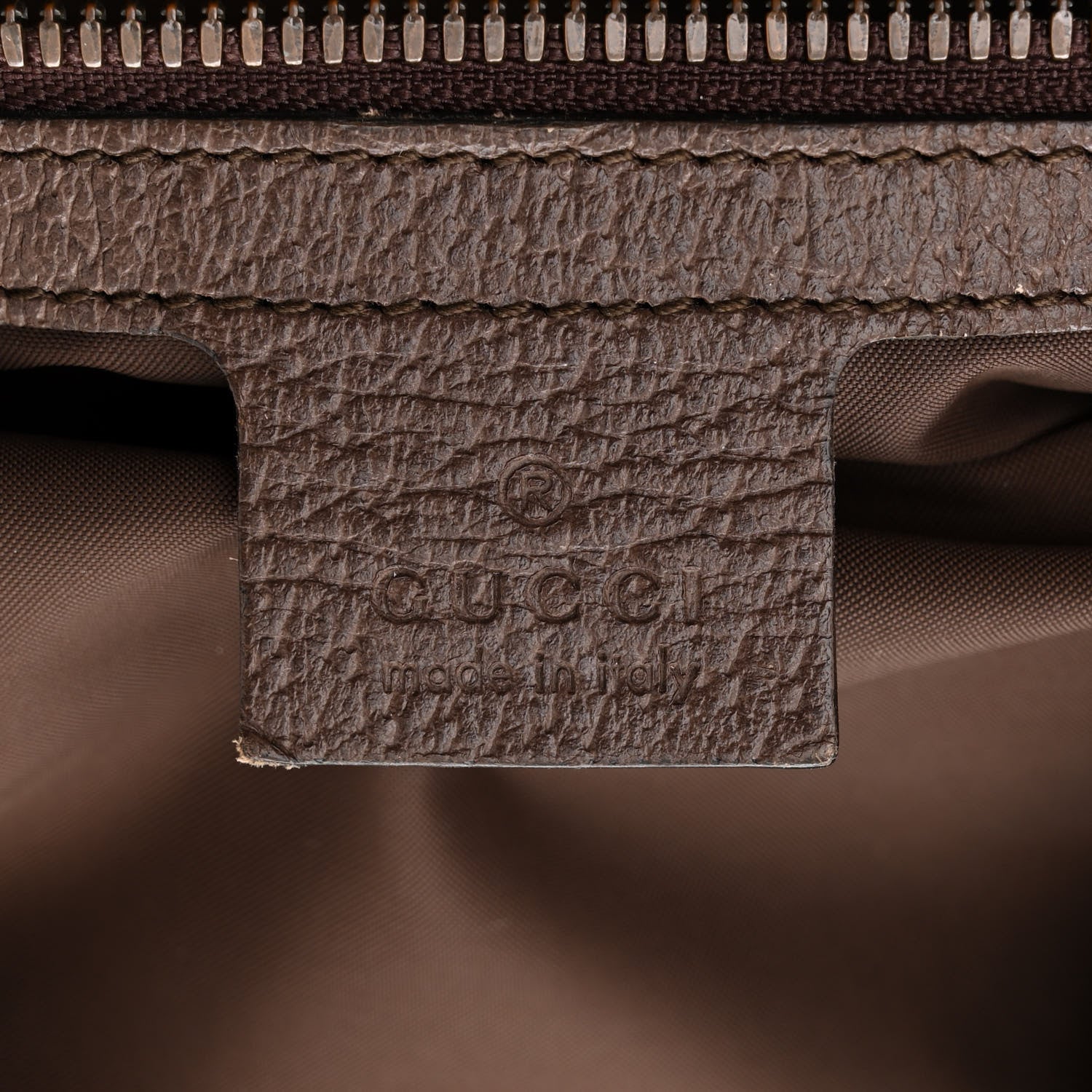 Gucci GG Supreme Monogram Neo Vintage Drawstring Backpack Beige New Acero Crop 6 of 10