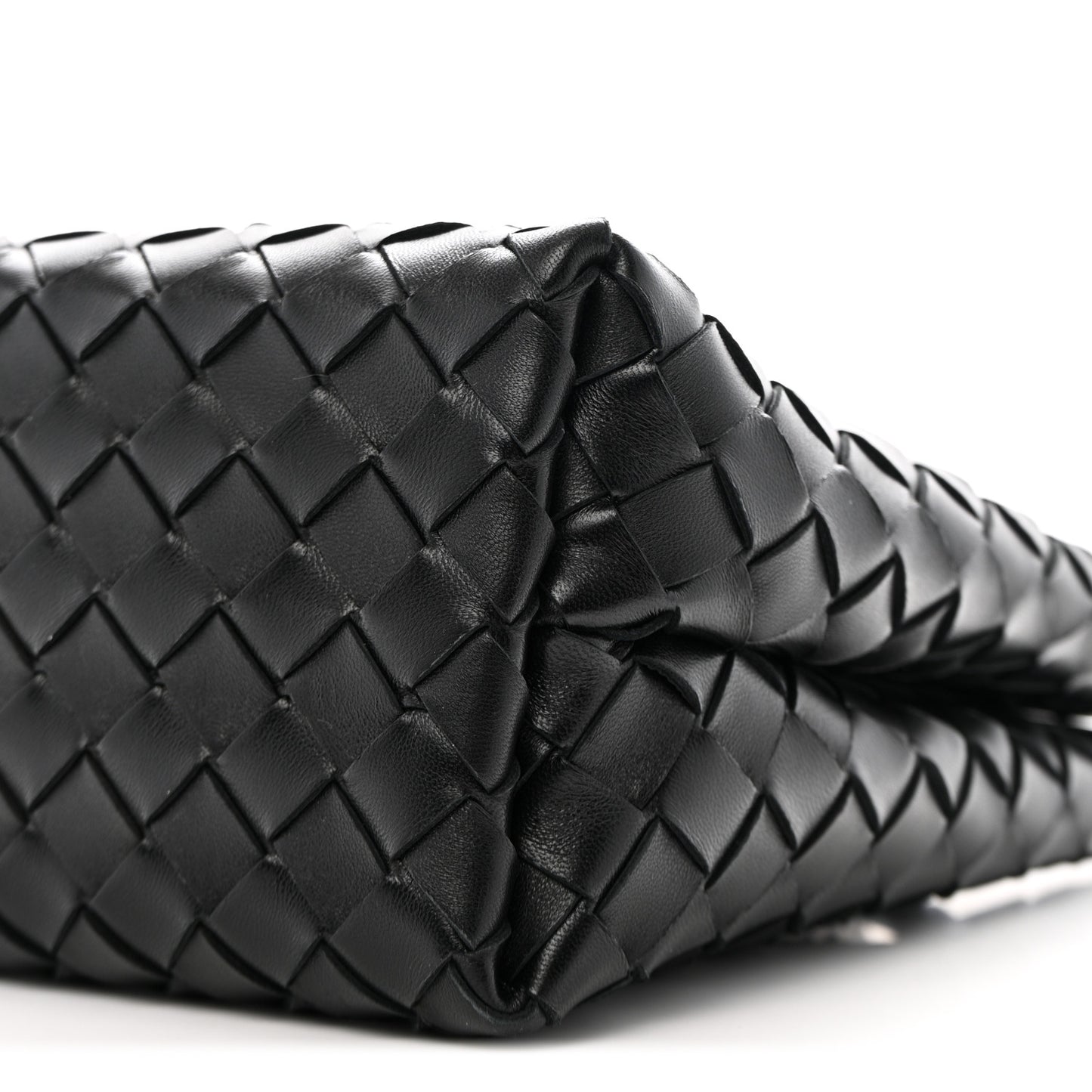 Nappa Intrecciato Small Andiamo Shoulder Bag Black