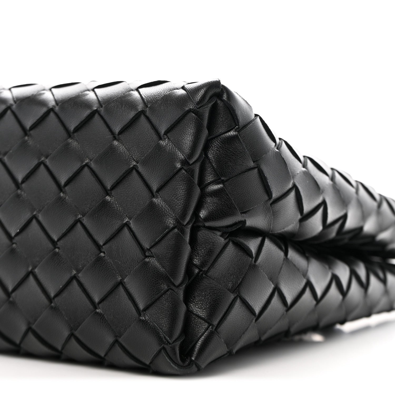Bottega Veneta Nappa Intrecciato Small Andiamo Shoulder Bag Black 10 of 10