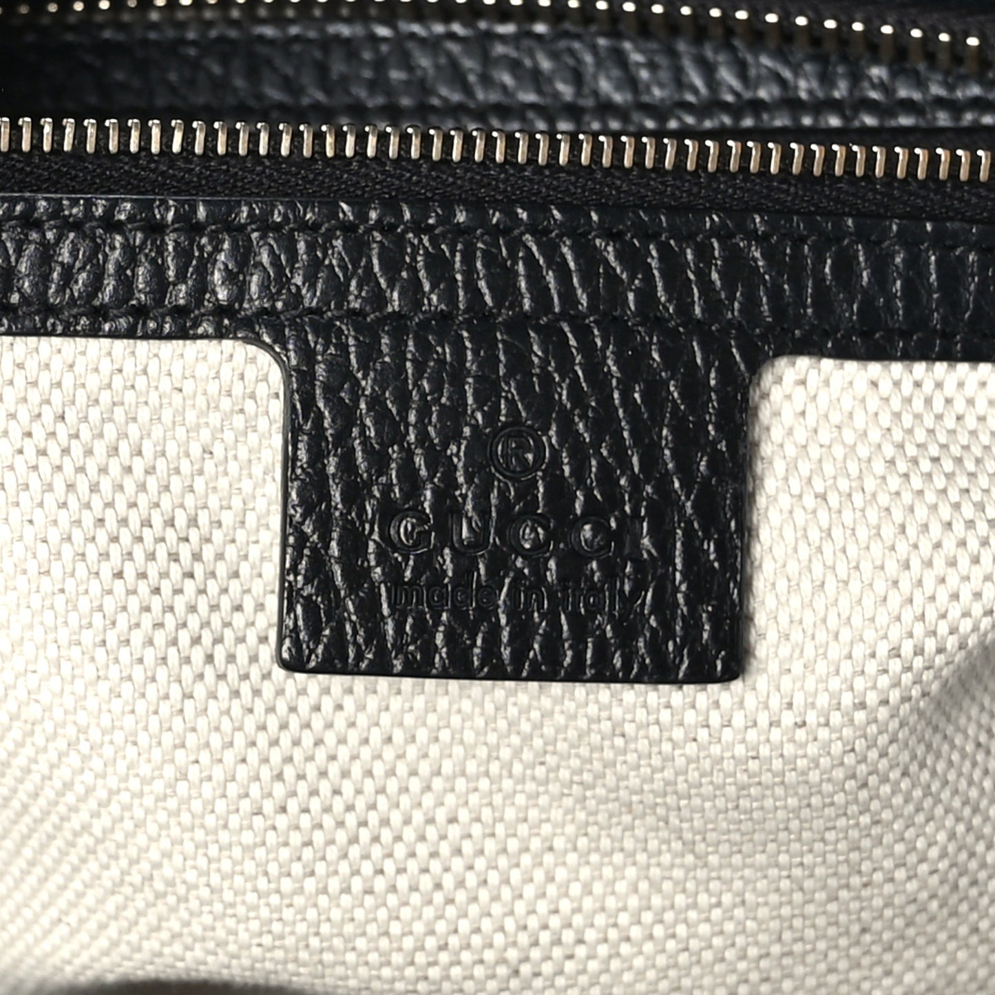 Dollar Calfskin Large Soho Top Handle Satchel Black