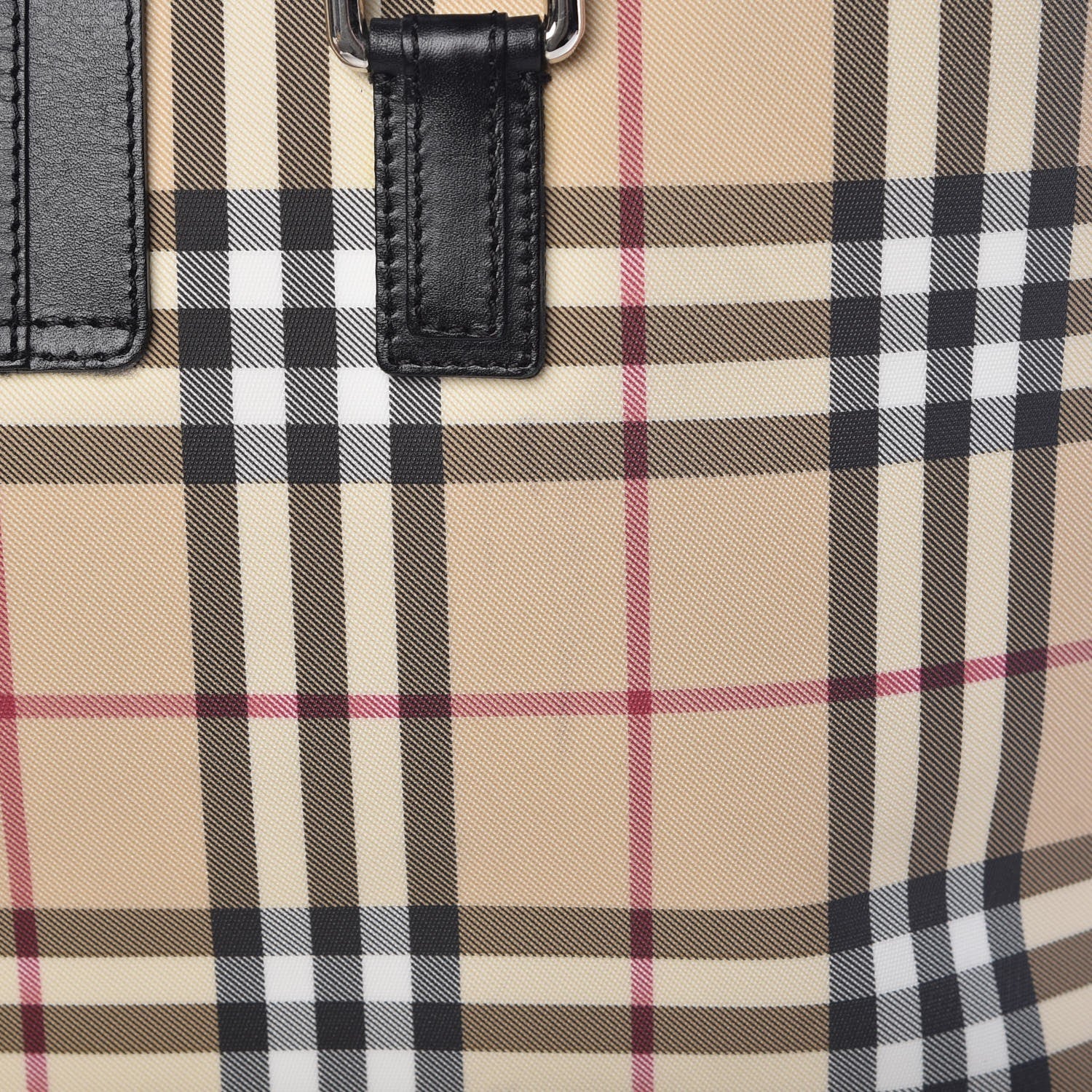 Burberry House Check Buckle Tote Black 13 of 14