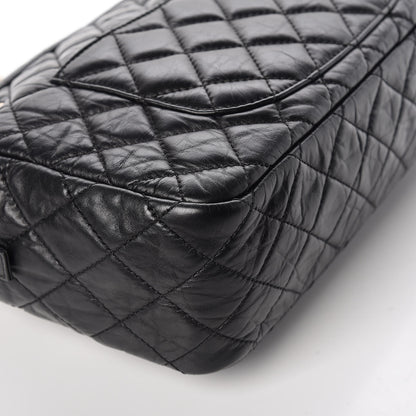 Chanel Aged Calfskin Quilted Medium Reissue Camera Case Black 11 of 12