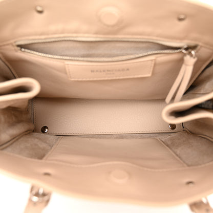 Balenciaga Calfskin Papier Mini A4 Zip Around Tote Light Beige 6 of 13