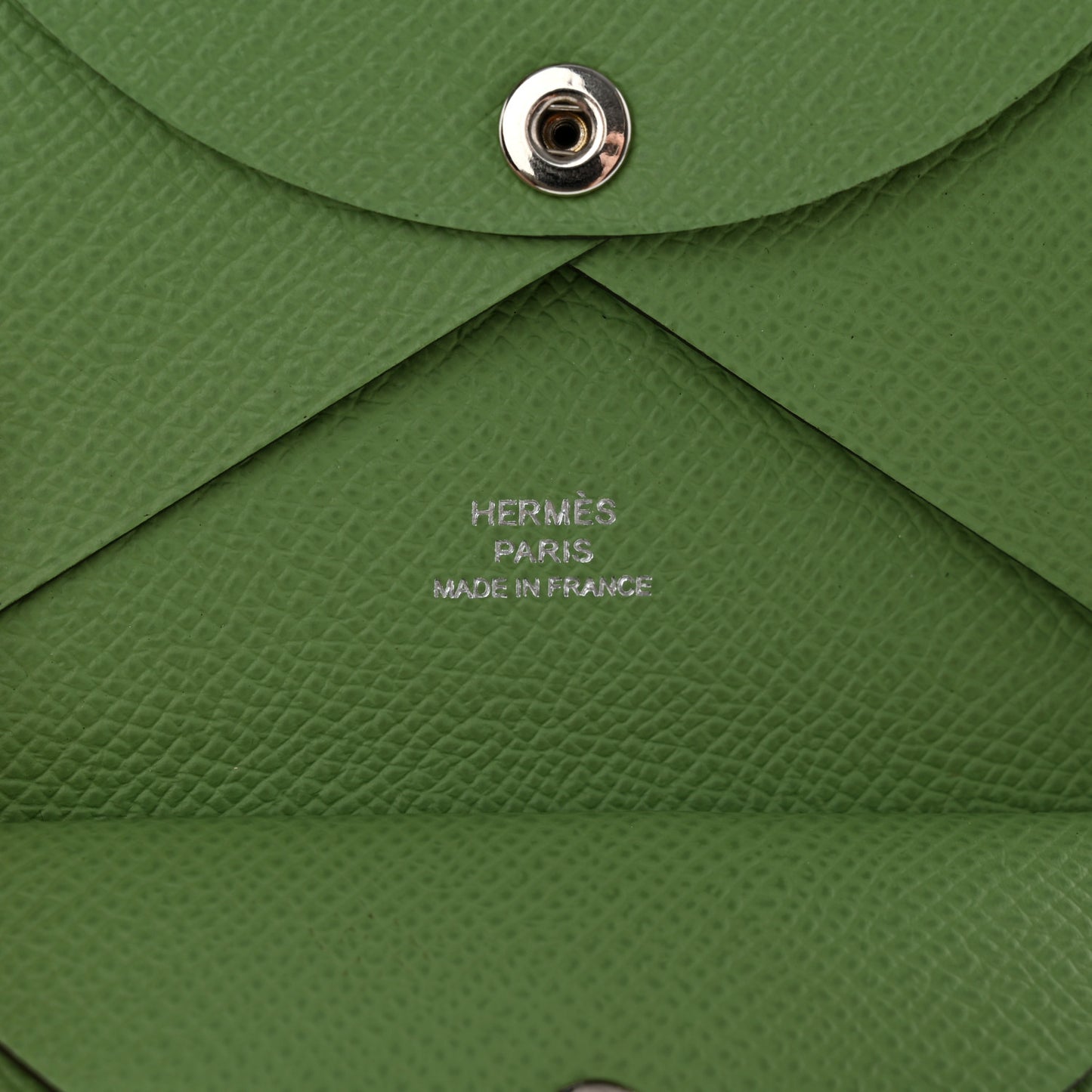 Epsom Calvi Duo Card Case Vert Criquet