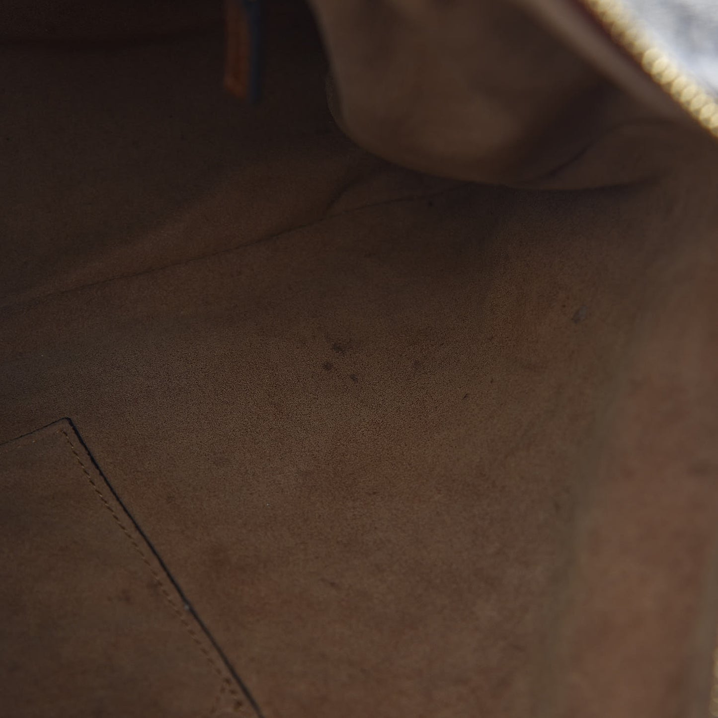 GG Supreme Monogram Large Linea A Hobo Light Brown