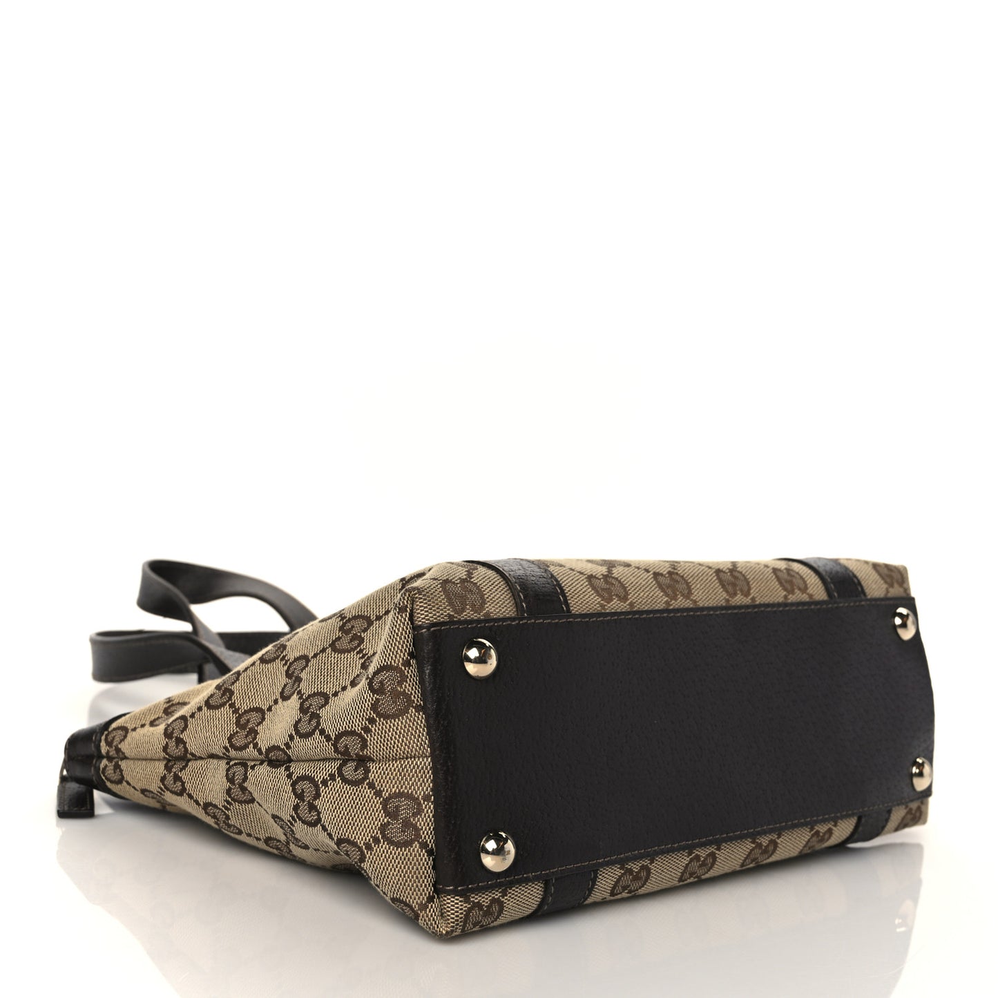 Monogram Small Abbey Tote Dark Brown