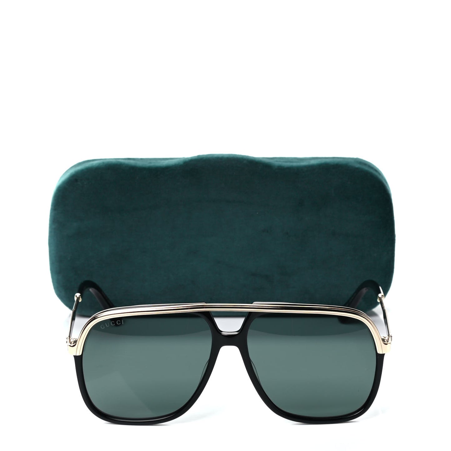 Squared Aviator GG Sunglasses GG0200S Black