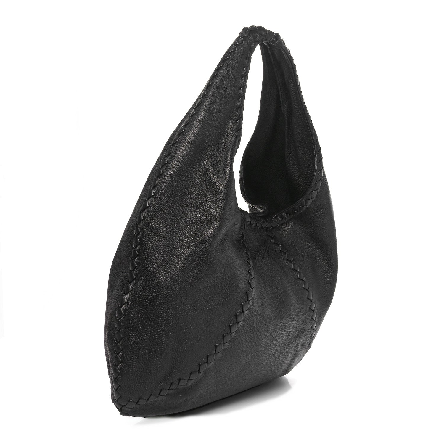 Bottega Veneta Cervo Deerskin Large Hobo Black 3 of 10