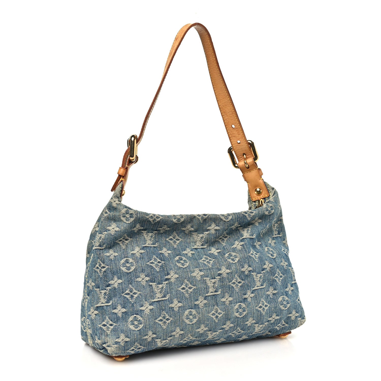 Louis Vuitton Monogram Denim Baggy PM Blue 2 of 10