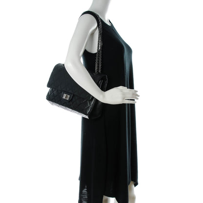 Chanel Aged Calfskin Quilted 2.55 Reissue 227 Flap Black 2 of 8
