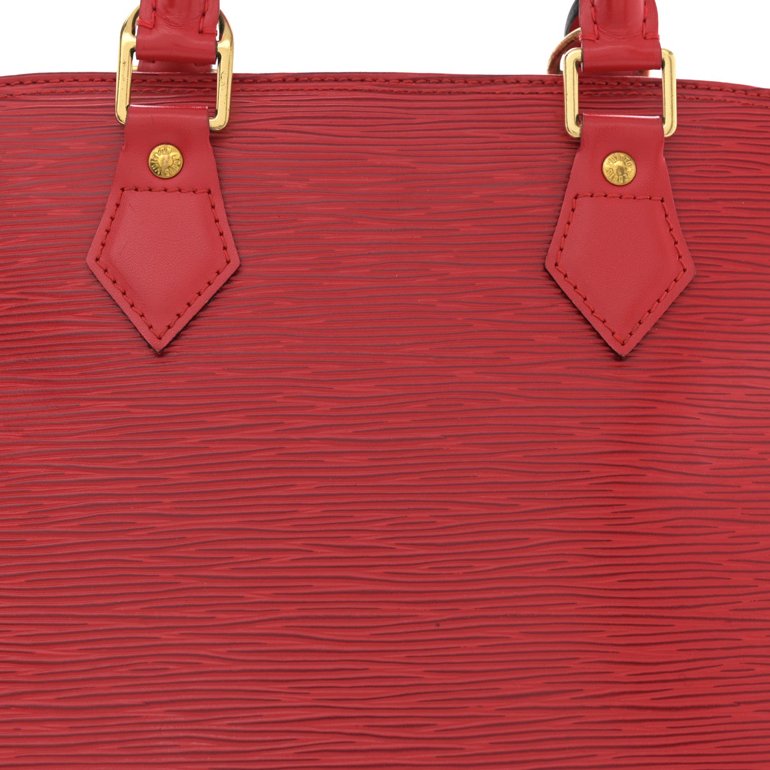Louis Vuitton Epi Alma PM Castillan Red 9 of 16